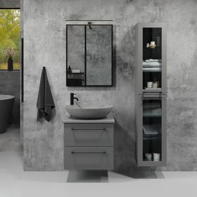 BATH DELUXE 01-060-05-02-00 - Specchio da bagno BORGSTED 60x80 cm nero