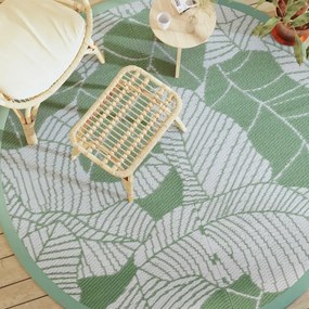 Tappeto Da Esterno Arakıl Verde Ø200 Cm İn Pp /