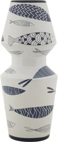 Vaso Ceramica Fish Double Cm Ø 14X34