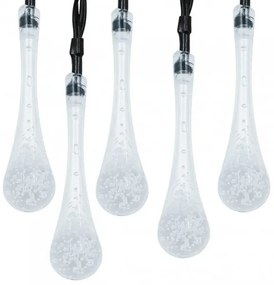 Catena luminosa solare a LED con sensore crepuscolare 20 LED / 0,72 W / 1,2 V 600 mAh 4,7 m IP44