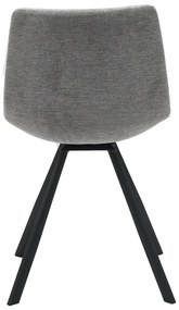 Sedia da pranzo grigio chiaro Yukon - Unique Furniture