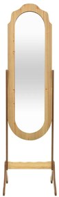 Specchio Autoportante 45,5x47,5x160 cm in Legno Multistrato