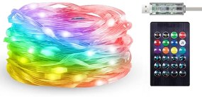 Rabalux 77124 - Striscia LED RGB BIRI LED/3,2W/5V 10m IP44