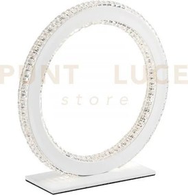 Lumetto led bryant bianco 18w 2300lm 3000k 26x8x26cm diffusore diam...