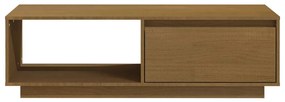 Tavolino da salotto miele 110x50x33,5 cm legno massello di pino