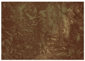 KEK Amsterdam Carta da parati panoramica Tropical Landscapes Gold 3 - XL