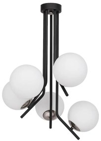Jupiter 1737 - Lampadario a sospensione con supporto rigido TIM 5xE14/40W/230V cromo