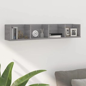 Mensola A Muro Cd Grigio Sonoma 100x18x18 Cm Legno Multistrato /