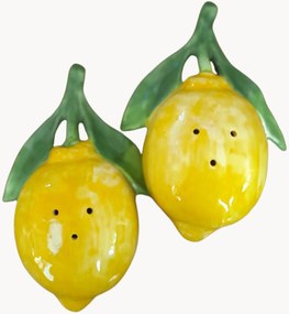 Set saliera e pepiera dipinte a mano Lemon, set da 2