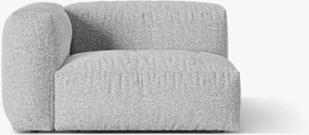 Modulo con bracciolo Martina in Bouclé Baloo – 120x106 cm