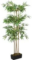 Albero Bamb Artificiale 760 Foglie 120 cm Verde 358981