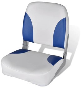 Sedile Per Barca Con Schienale Pieghevole E Cuscino 41x36x48 Cm /
