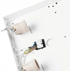 Plafoniera OAK SQUARE 4xE27/15W/230V 39x39 cm quercia/bianco