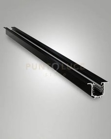 6121-06-100 binario nero incasso 3 fasi+dali l.100cm