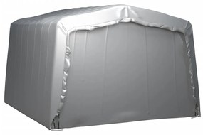 Tenda Capannone 370x370 cm Grigio Acciaio