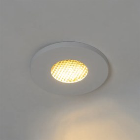 Set di 6 faretti da incasso moderni da bagno bianchi IP54 - Shed Honey