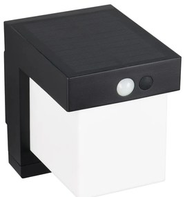 Illuminazione esterna LED con alimentazione a pannelli solari con sensore di movimento da parete (altezza totale 14 cm) Colombo – Trio