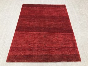 Loribaft Tappeto 190 x 150 Rosso (Iran) Annodato A Mano