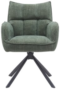 Set di sedie da pranzo verde in imbottito 2 pz Marilla – Unique Furniture