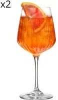 Set 2 calici Spritz RCR Cristalleria Italiana