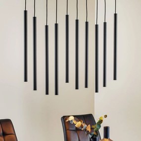 Nowodvorski Lighting Lampada a sospensione Laser a 10 luci, nero
