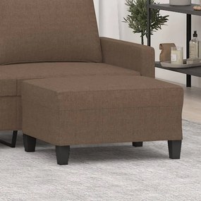 Poggiapiedi Marrone 70x55x41 Cm İn Tessuto /