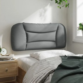 Cuscino testiera grigio chiaro 80 cm in tessuto