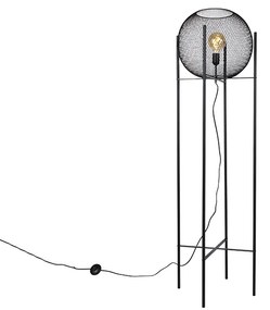 Lampada da terra moderna nera - MESH BALL