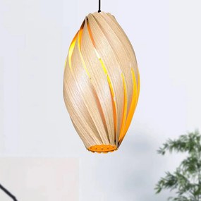 Lampada a sospensione Ardere Gofurnit, dimmerabile, Legno chiaro, Soggiorno / Sala da pranzo, Legno, Design, Lampada a sospensione