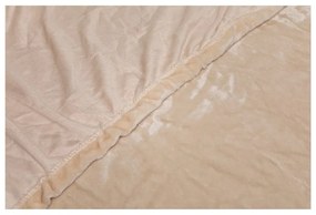 Lenzuolo in micropanno beige, 180 x 200 cm - My House