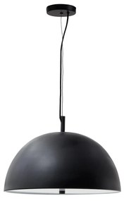 Kave Home - Lampada da soffitto Catlar in metallo con finitura in nero Ã˜ 40 cm