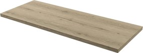 Piano cucina effetto legno rovere biondo AK L 304 x P63 cm, spessore 3.8 cm
