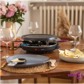 Livoo Griglia per Raclette 6 Persone 800 W Nera
