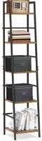 Scaffale 5 Livelli Industrial Libreria Unit di Mensole Multiuso 34x34x163 cm