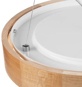 Brilagi - Lampadario LED Carvalho 3xE27/60W/230V, quercia Ø 47,5 cm