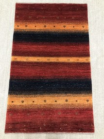 Loribaft Tappeto 80x130 Giallo (Iran) Annodato A Mano