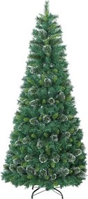 Albero di Natale artificiale Popup verde H 210 cm x ø 80 cm