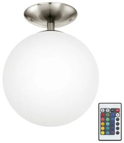 Eglo 75358 - LED RGBW Plafoniera RONDO-C 1xE27/7,5W/230V diametro 25 cm + +TC