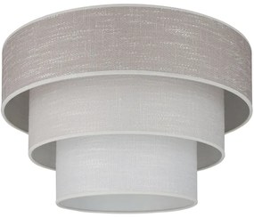 Brilagi - Plafoniera ALASKA LUNETA 1xE27/15W/230V diametro 45 cm grigio/color crema