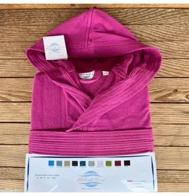 Accappatoio microspugna uomo donna Botticelli Home Posillipo L Fucsia