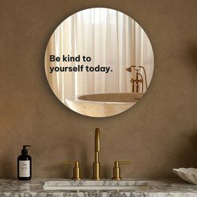 Adesivo per specchio S26 – Be kind to yourself today.
