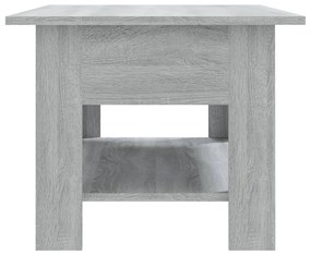 Tavolino da salotto grigio sonoma 102x55x42 cm in truciolato