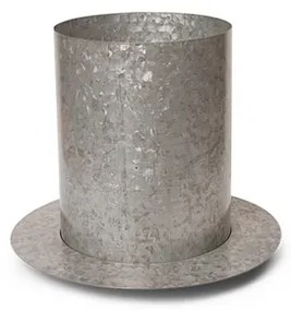 Auran Pot Large Galvanized - Ferm Living