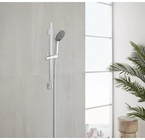 WENKO 25452100 - Set doccia WATERSAVING SYSTEM 70 cm, colore argento