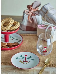 Set di piatti da dolce color crema in gres a tema natalizio 2 pz ø 16 cm Yule – Bloomingville