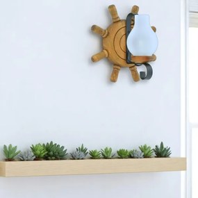 Applique TIMONA 1xE14/40W/230V faggio