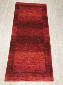 Loribaft Tappeto 90 x 190 Rosso (Iran) Annodato A Mano