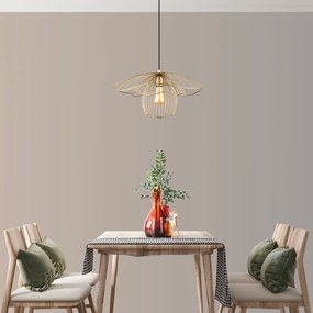 Lampada a sospensione di colore oro , altezza 123 cm Root - Squid Lighting