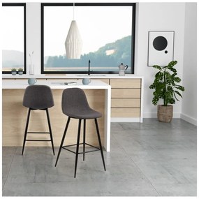 Set di 2 sedie grigio scuro Wilma - Actona