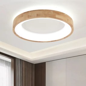 Brilagi-LED Plafoniera FALCON WOOD LED/40W/230V 3000/4000/6000K 60 cm legno